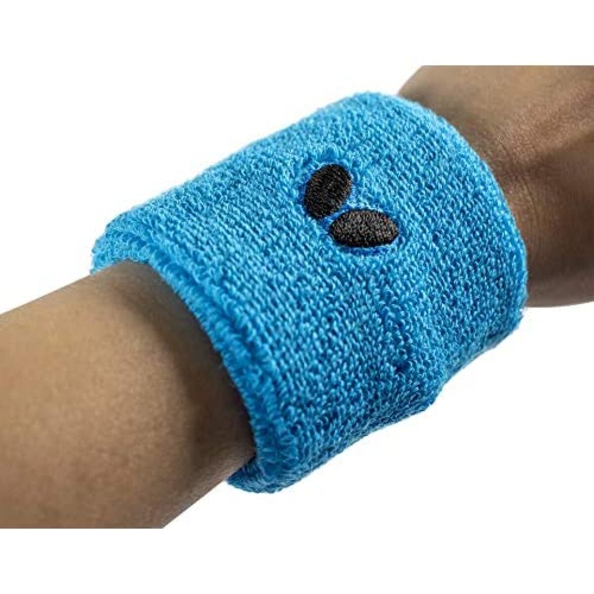 NL Wrist Band: Sky Blue Back Band on arm